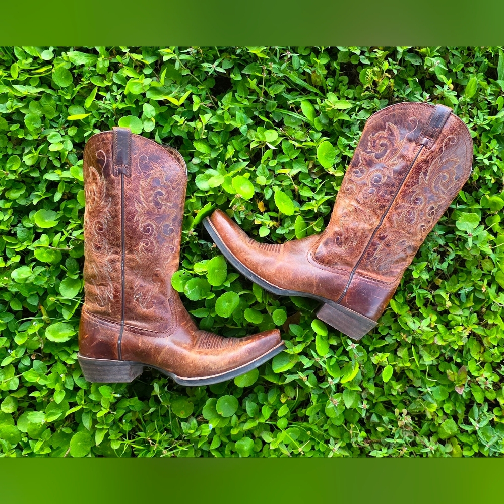 Ariat Alabama Sassy Brown Cowboy Boot Womens 7.5